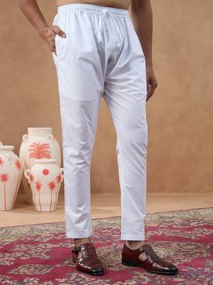 Light blue ikat print bundi with kurta set 5