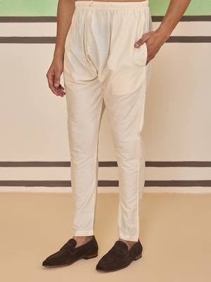 Peach gold ethnic textured kurta set 5