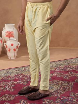 Floral printed beige kurta set 5