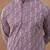Lavender textured brocade kurta set