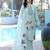 Sea-green embroidered art silk stitched straight cut kurta pants dupatta readymade suits