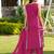 Pink hand embroidery modal satin stitched straight cut kurta culottes dupatta readymade suits