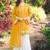 Yellow hand embroidery modal satin stitched straight cut kurta kalidar palazzo dupatta readymade suits