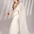 White bollywood style designer soft organza saree with sequins lace border