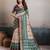 Cream elegant kalki silk digital print saree with unstitched blouse piece