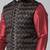 Black velvet embroidered jacket kurta set