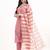Yufta pink solid straight style chanderi silk lining kurta trouser dupatta set