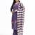 Yufta purple solid straight style chanderi silk lining kurta trouser dupatta set