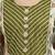 Yufta green lensing a line kurta trouser dupatta set