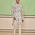 Beige cotton silk plain kurta for men's