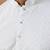White cotton silk embroidered kurta for men's