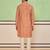 Multicolor cotton silk plain kurta for men's