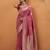 gajari tissue silk blend woven saree with unstitched blouse piece