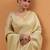 yellow tissue silk blend woven saree with unstitched blouse piece
