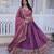 PINK YSL Silk Lehenga Choli Dupatta Set with Zari & Sequins Embroidery