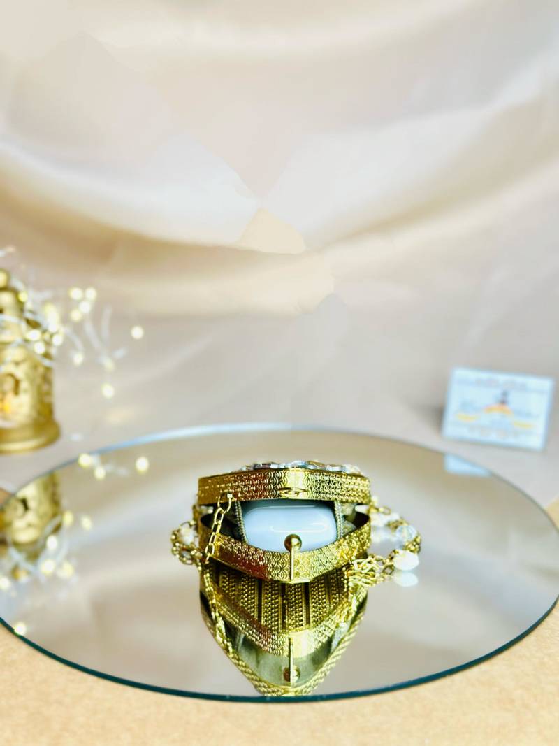 Batua viral nano clutch bag - silver