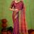 Raag varnam pink narayanpet mercerized cotton saree