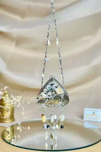 Batua viral nano clutch bag - antique gold