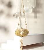 Sitara viral nano clutch bag - antique gold