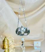 Sitara viral nano clutch bag - silver