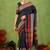 Raag varnam black narayanpet mercerized cotton saree