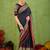 Raag varnam black narayanpet mercerized cotton saree