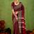 Raag varnam maroon narayanpet mercerized cotton saree