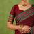 Raag varnam maroon narayanpet mercerized cotton saree