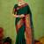 Raag varnam green narayanpet mercerized cotton saree