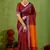 Raag varnam maroon narayanpet mercerized cotton saree