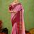 Raag varnam pink narayanpet mercerized cotton saree