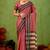 Raag varnam pink narayanpet mercerized cotton saree