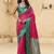 magenta satin silk blend woven saree with unstitched blouse piece