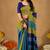 Raag varnam navy handloom khadi cotton saree