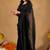 Raag varnam black  handloom gini cotton saree