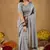 Raag varnam grey handloom gini cotton saree