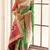 grey soft silk blend woven saree with unstitched blouse piece