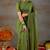 Raag varnam green handloom gini cotton saree