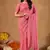 Raag varnam pink handloom gini cotton saree