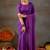 Raag varnam purple handloom gini cotton saree