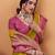 mehendi satin silk blend woven saree with unstitched blouse piece