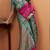magenta satin silk blend woven saree with unstitched blouse piece