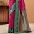 magenta satin silk blend woven saree with unstitched blouse piece