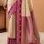 beige satin silk blend woven saree with unstitched blouse piece