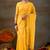 Raag varnam yellow handloom gini cotton saree