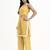  yellow organza co-ord set
