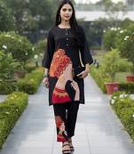  muslin black co-ord set