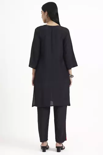 muslin black co-ord set