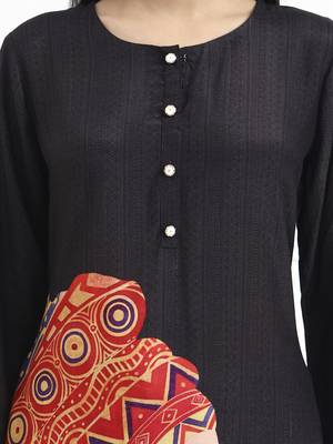  muslin black co-ord set 4