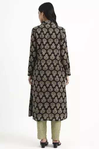  black cotton jacket co-ord set